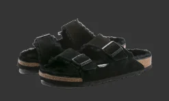 Arizona Shearling Black<Birkenstock New
