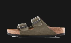 Arizona Suede Leather Thyme<Birkenstock Best