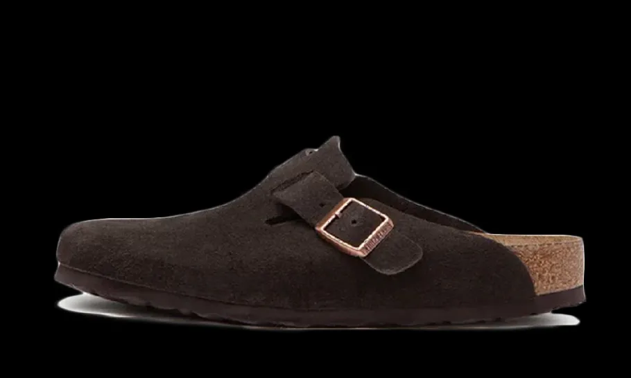 Boston Soft Suede Mocha<Birkenstock Hot
