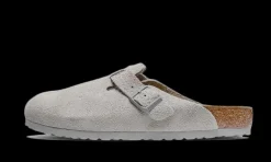 Boston Suede Regular Stone Coin<Birkenstock Clearance
