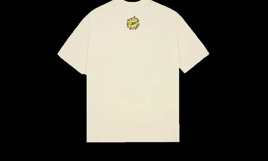 Foot On The Gas T-Shirt Vanilla White<Broken Planet Fashion