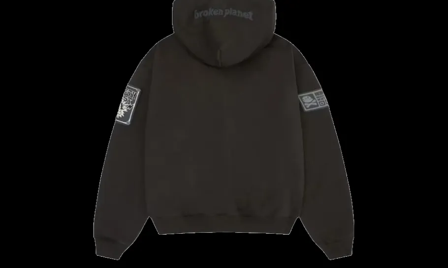 Repair Services Hoodie Soot Black<Broken Planet Sale