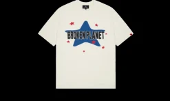Star T-Shirt Vanilla White<Broken Planet Clearance