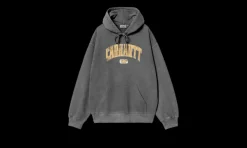 Hooded Sweatshirt Library Black Dyed<Carhartt WIP Hot
