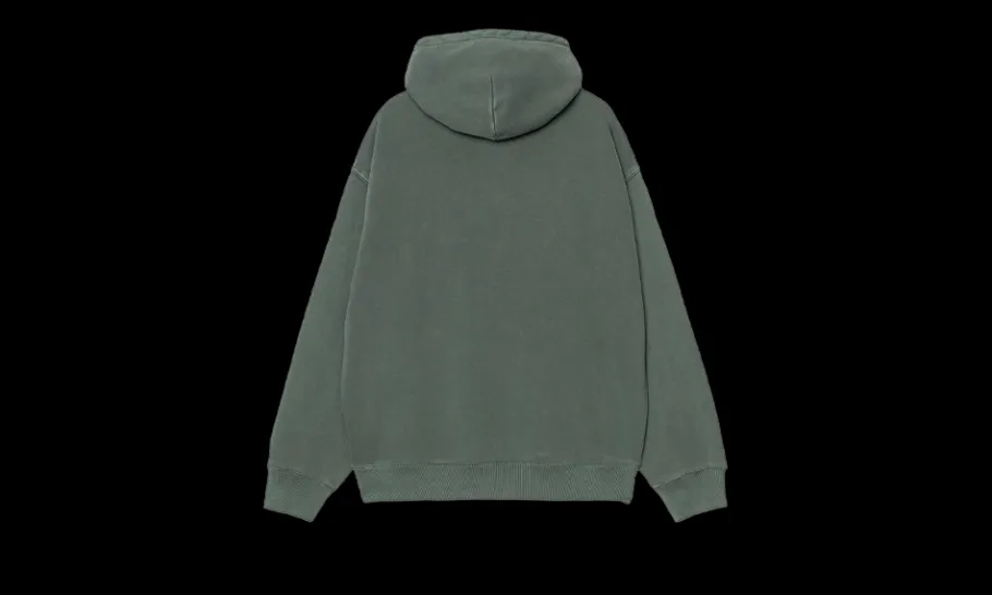 Hooded Sweatshirt Library Green<Carhartt WIP Discount