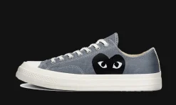 Chuck Taylor All-Star 70s Ox Comme des Garçons PLAY Steel Grey<Converse Outlet