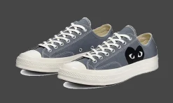Chuck Taylor All-Star 70s Ox Comme des Garçons PLAY Steel Grey<Converse Outlet