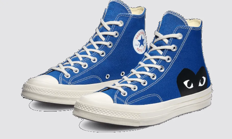 Chuck Taylor All-Star 70s Hi Comme des Garçons PLAY Blue Quartz<Converse Best