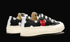 Chuck Taylor All-Star 70s Ox Comme des Garçons PLAY Polka Dot Black<Converse Sale