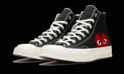 Chuck Taylor All-Star 70s Hi Comme des Garçons PLAY Black<Converse Clearance