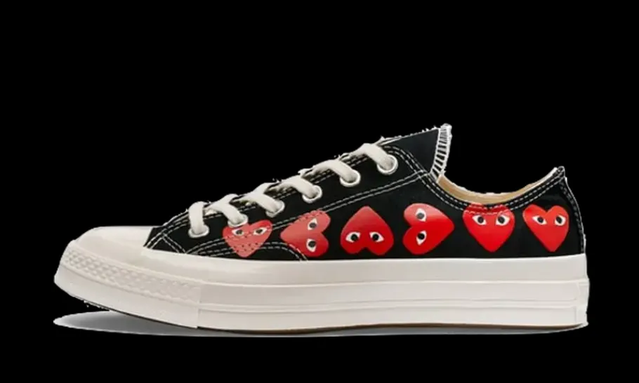 Chuck Taylor All Star 70 Ox Comme des Garcons PLAY Multi-Heart Black<Converse Best