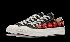 Chuck Taylor All Star 70 Ox Comme des Garcons PLAY Multi-Heart Black<Converse Best