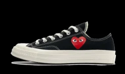 Comme des Garçons Single Heart Chuck 70 Black Low<Converse Online