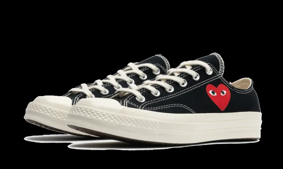 Comme des Garçons Single Heart Chuck 70 Black Low<Converse Online