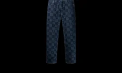 Kibo Check Jacquard Jeans Blue<Daily Paper Hot