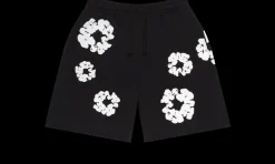 Cotton Wreath Short Black<Denim Tears Hot