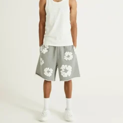 Cotton Wreath Short Grey<Denim Tears Sale