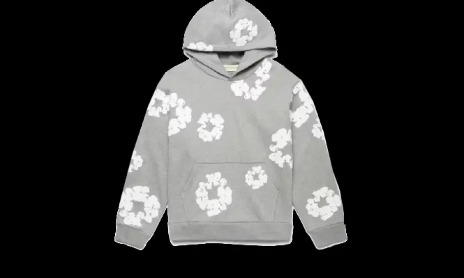 Hoodie The Cotton Wreath Grey<Denim Tears Clearance