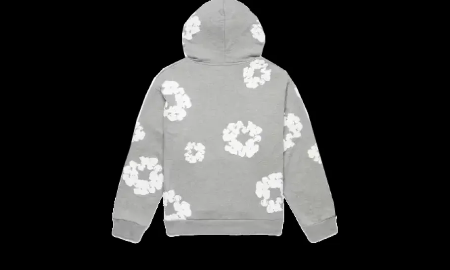 Hoodie The Cotton Wreath Grey<Denim Tears Clearance
