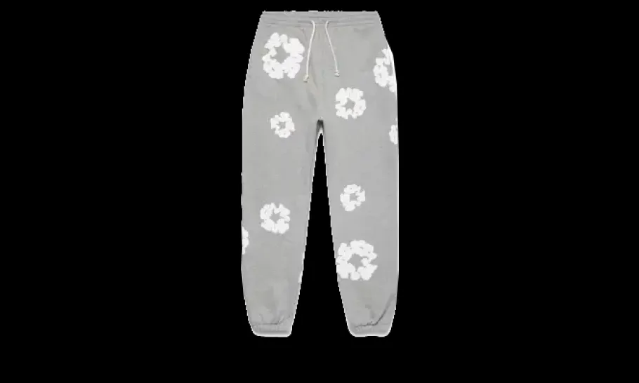 Sweatpant The Cotton Wreath Grey<Denim Tears Fashion