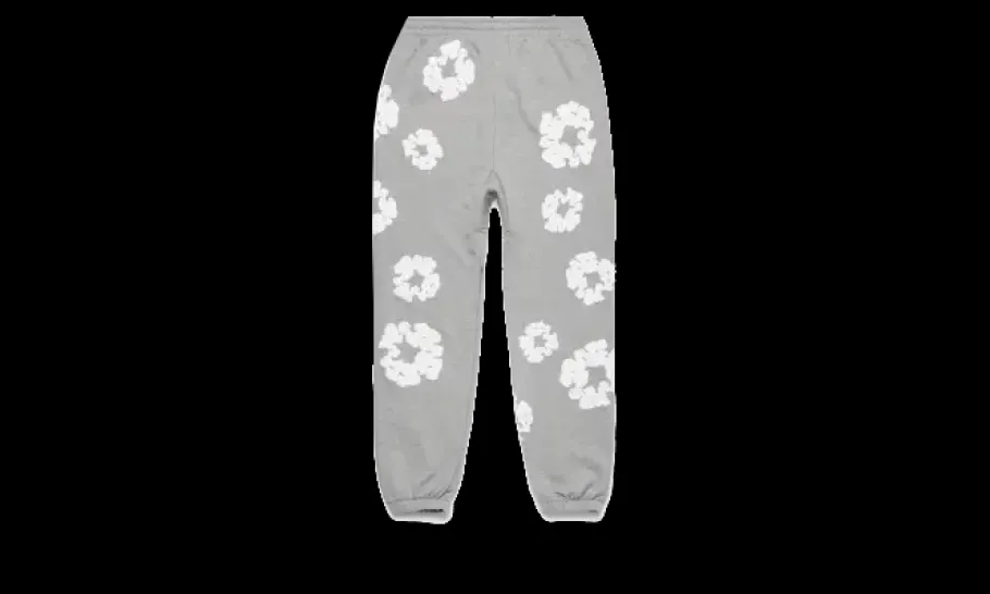 Sweatpant The Cotton Wreath Grey<Denim Tears Fashion