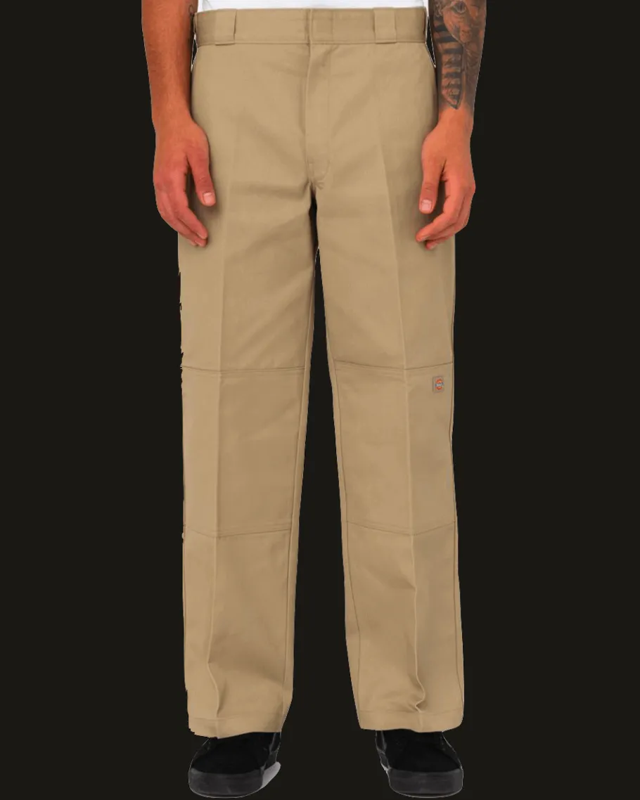 Pantalon De Travail Double Knee Khaki<Dickies Online