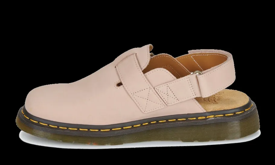Jorge II Mule Powder Pink Milled Nubuck<Dr. Martens New