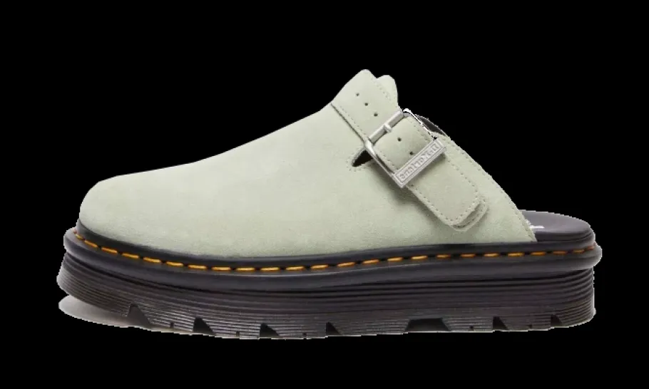 Mules ZebZag Green Suede<Dr. Martens Online