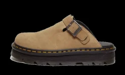 Mules ZebZag Savannah Tan Suede<Dr. Martens Fashion