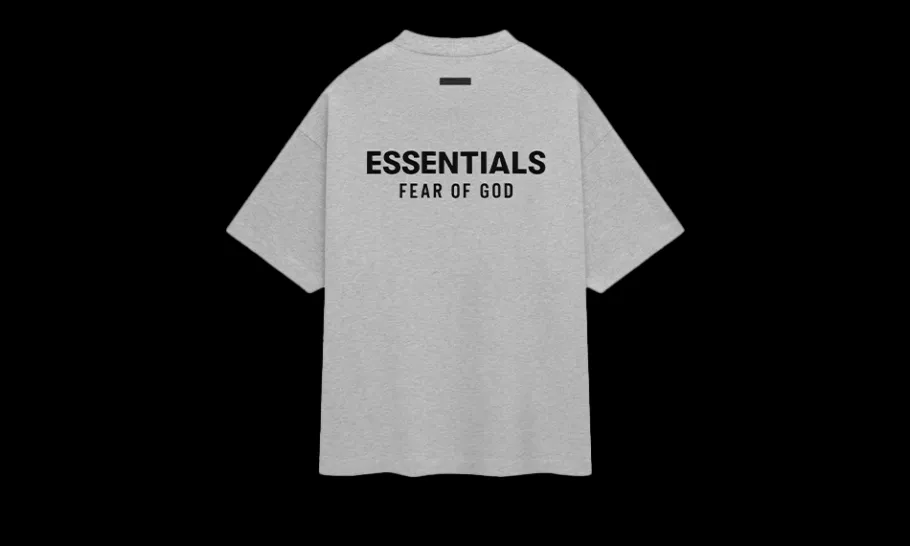 Jersey Crewneck T-Shirt Light Heather Gray<Fear of God New