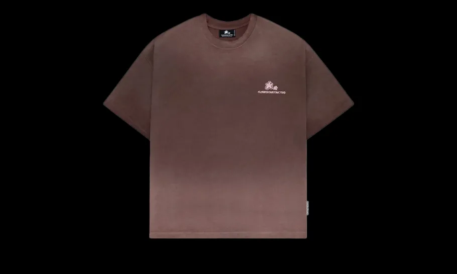 T-Shirt Classic Brown Pink<Flower Instinct Fashion