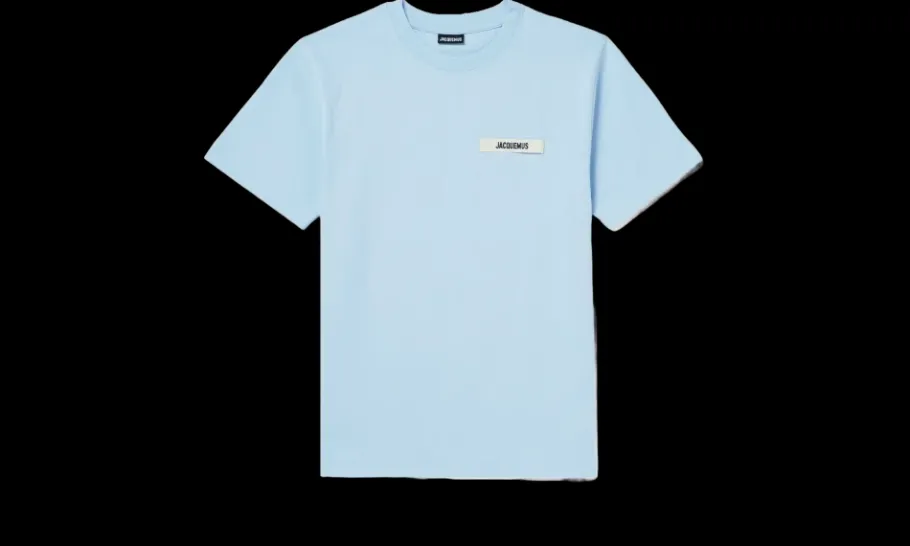 Le T-Shirt Gros Grain Blue<Jacquemus Online