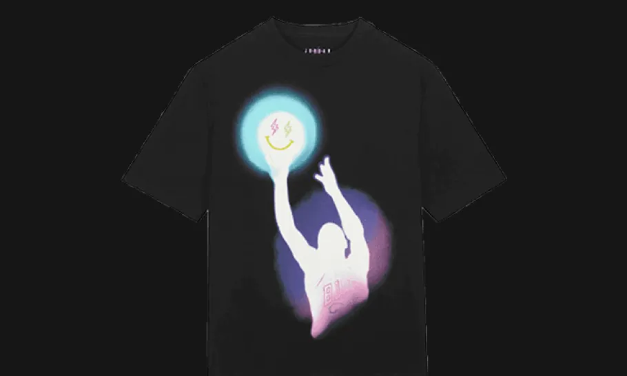 Jordan x J Balvin T-shirt Black<Air Jordan Clearance