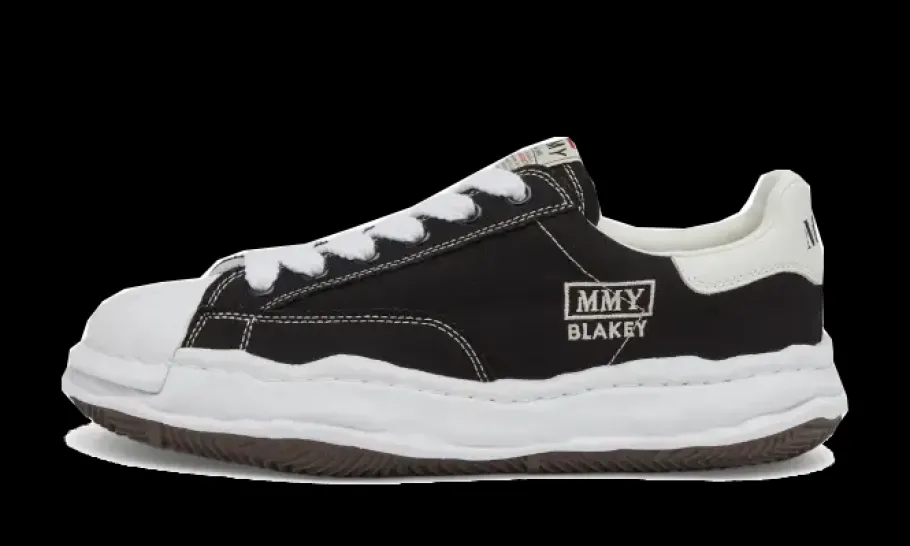 Blakey OG Sole Canvas Low Black White<Maison Mihara Yasuhiro Best