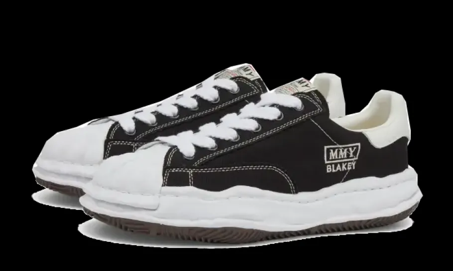 Blakey OG Sole Canvas Low Black White<Maison Mihara Yasuhiro Best