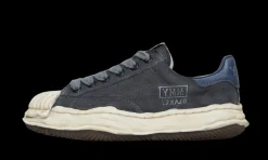 Blakey OG Sole Over-Dyed Canvas Low Navy<Maison Mihara Yasuhiro Fashion