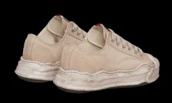 Hank OG Sole Over-Dyed Canvas Low Brown<Maison Mihara Yasuhiro Outlet