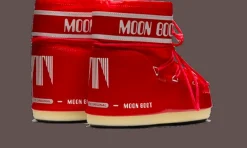 Icon Low Red Nylon<Moon Boot Best