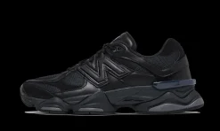 9060 Triple Black Leather<New Balance New