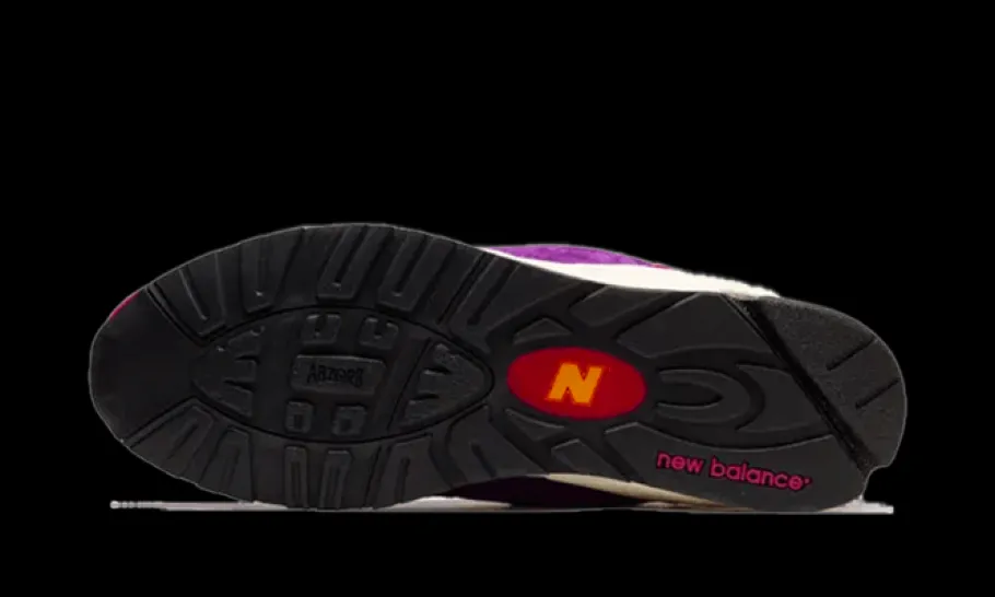 990v2 Made in USA Teddy Santis Purple Yellow<New Balance Clearance