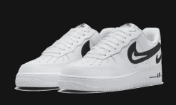 Air Force 1 Low '07 FM Cut Out Swoosh White Black<Nike Clearance