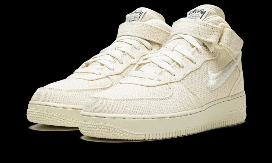 Air Force 1 Mid Stussy Fossil<Nike Discount