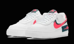 Air Force 1 Shadow White Dark Teal Solar Red<Nike Best