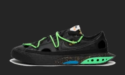 Blazer Low Off-White Black Green<Nike Outlet