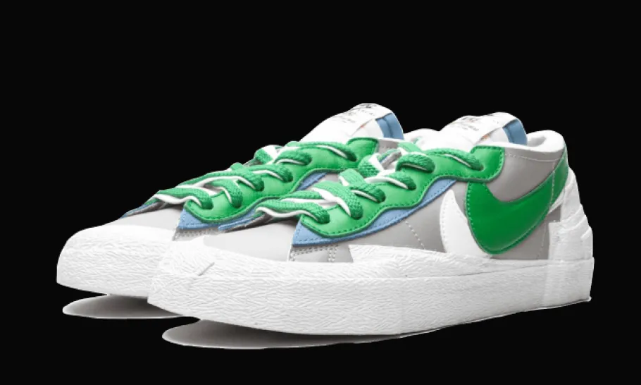 Blazer Low Sacai Medium Grey Classic Green<Nike Online