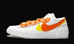 Blazer Low Sacai White Magma Orange<Nike Discount