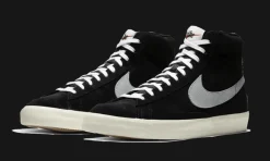 Blazer Mid '77 Black Pure Platinum<Nike Hot