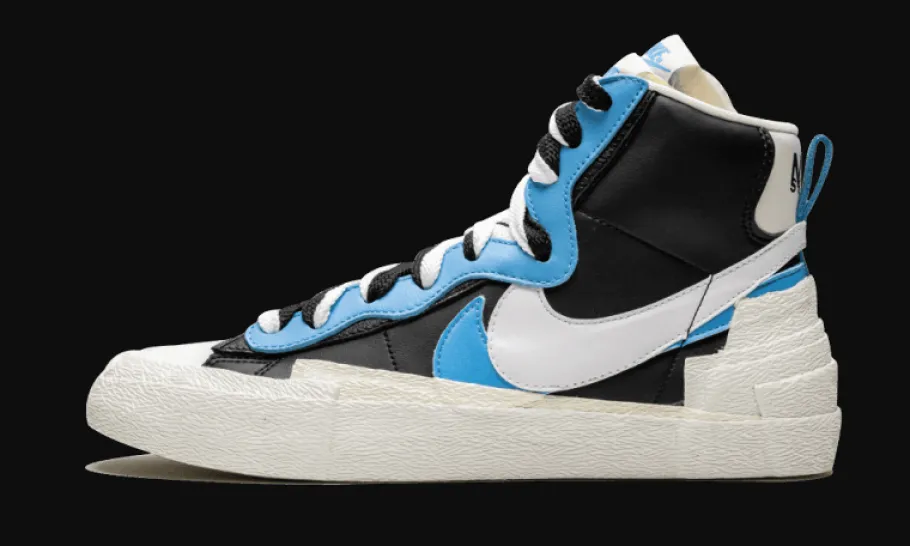 Blazer Mid Sacai White Black Legend Blue<Nike Online