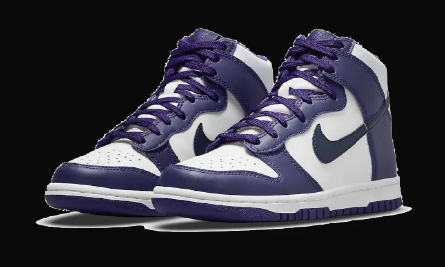 Dunk High Electro Purple Midnight Navy<Nike Outlet
