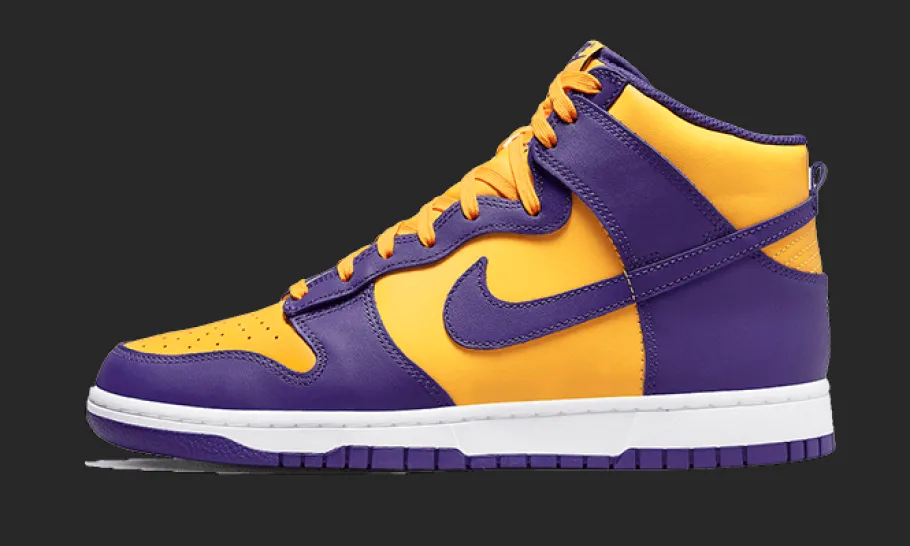 Dunk High Lakers<Nike New